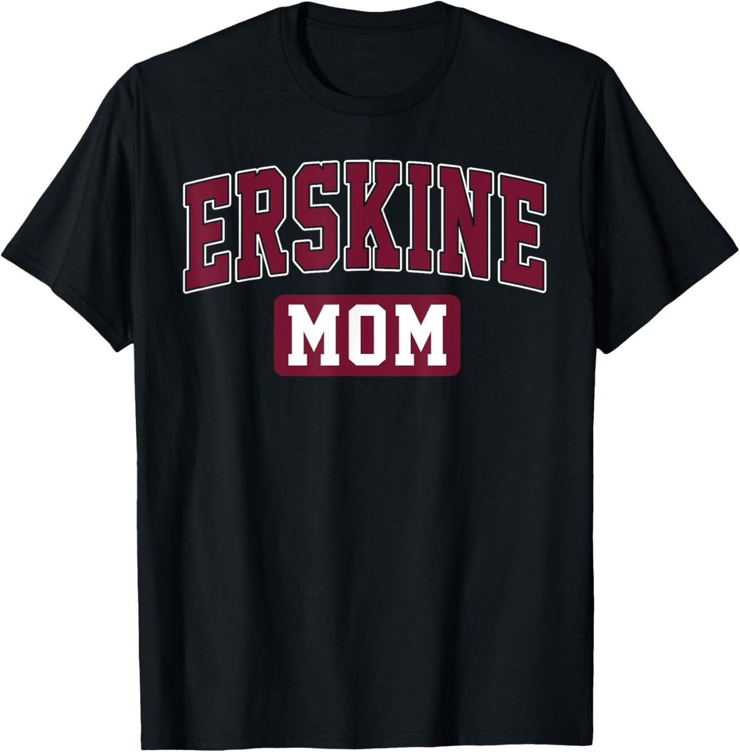 ERSKINE College Mom Arch Vintage Design for Mother Women T-Shirt - T-Shirt | Black