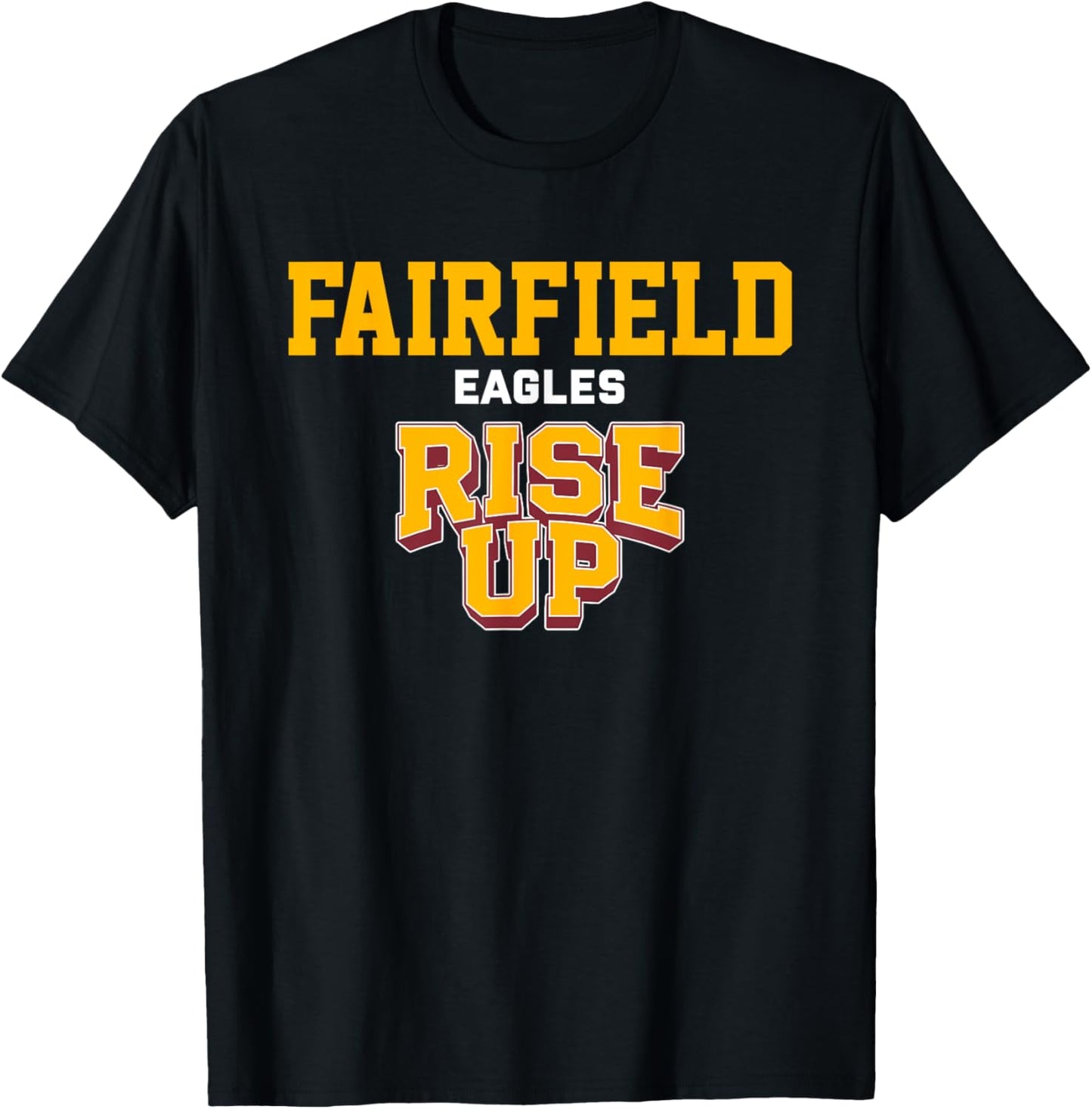 Fairfield Eagles Rise Up HS T-Shirt - T-Shirt | Black