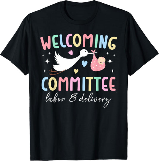 Funny L&D Nurse Labor And Delivery Nurse L&D Nursing T-Shirt - T-Shirt | Black