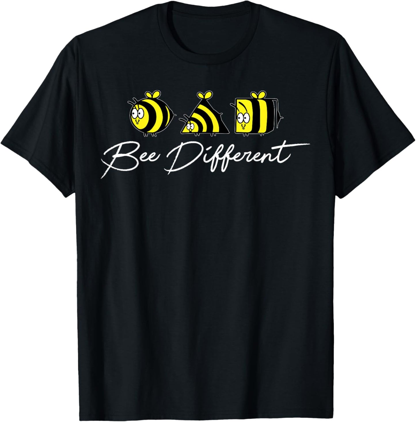 Bee Different - Weird Unique Individuel - Beekeeper T-Shirt - T-Shirt | Black