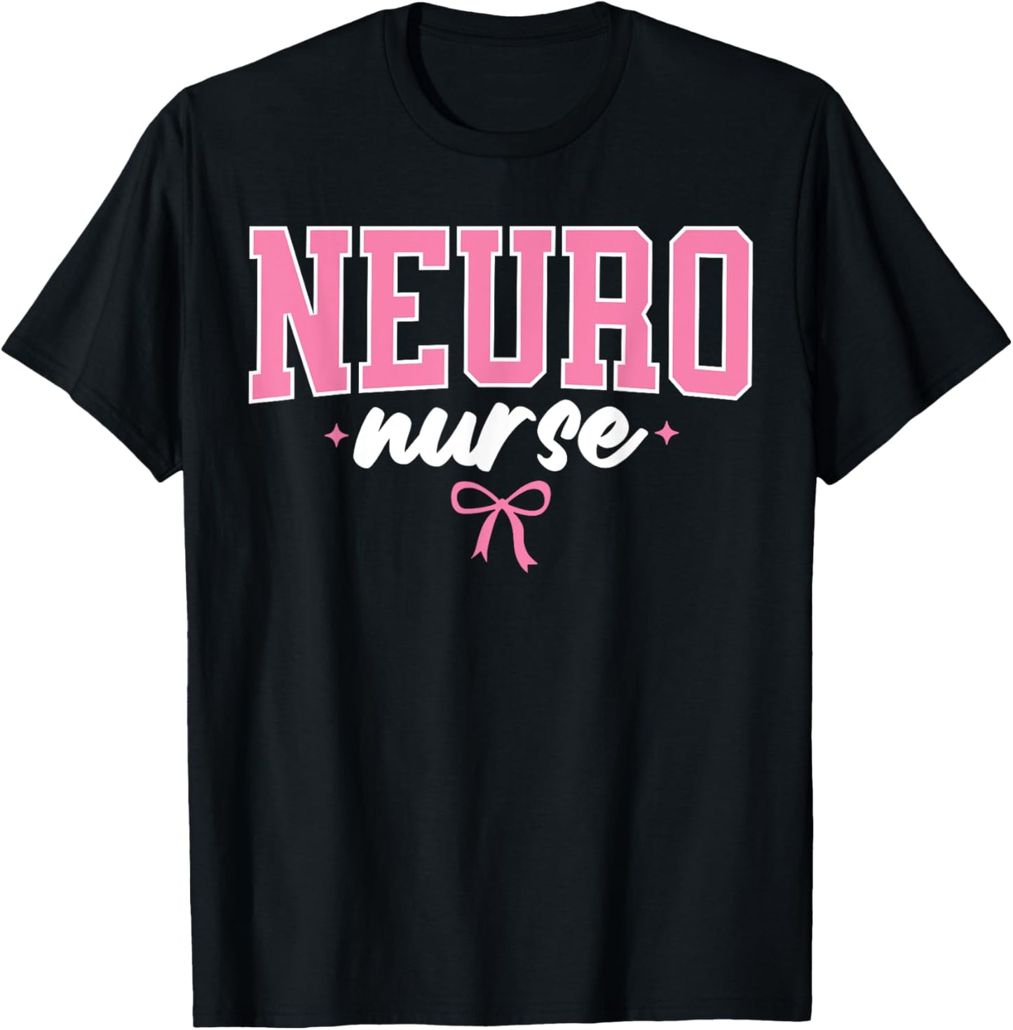 Neuro Nurse Brain Neuroscience Neuro ICU Nursing T-Shirt - T-Shirt | Black