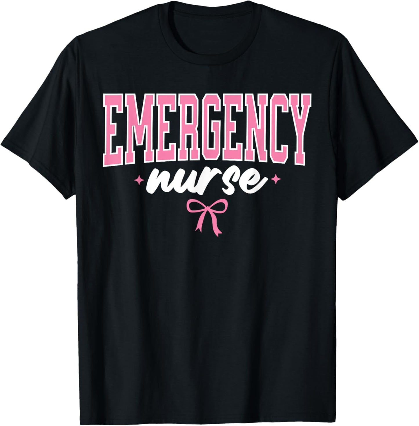 Emergency Department Nurse Er Nurse Room Tech Women Cute T-Shirt - T-Shirt | Black