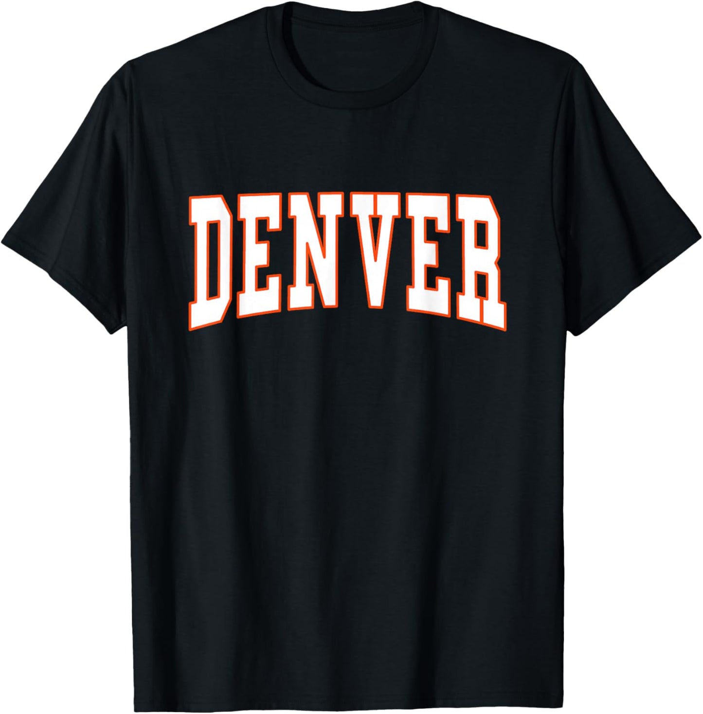 DENVER - Throwback Design - Classic T-Shirt - T-Shirt | Black