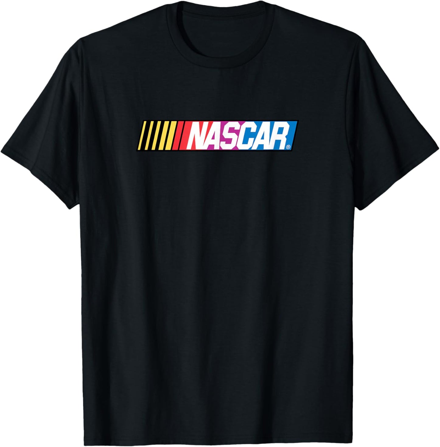 NASCAR - 1976 Boxed Logo T-Shirt - T-Shirt | Black