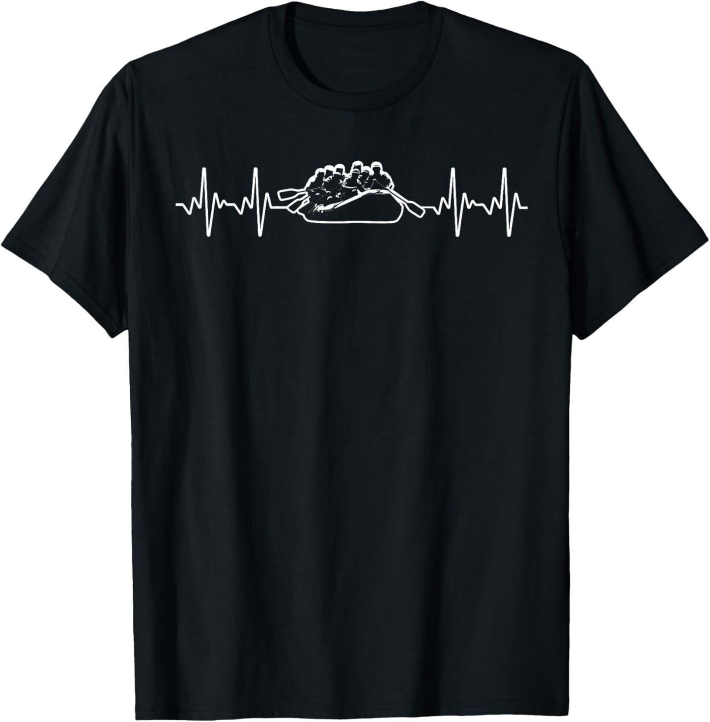 Cool Rafting Design Women White Water River Rafting T-Shirt - T-Shirt | Black
