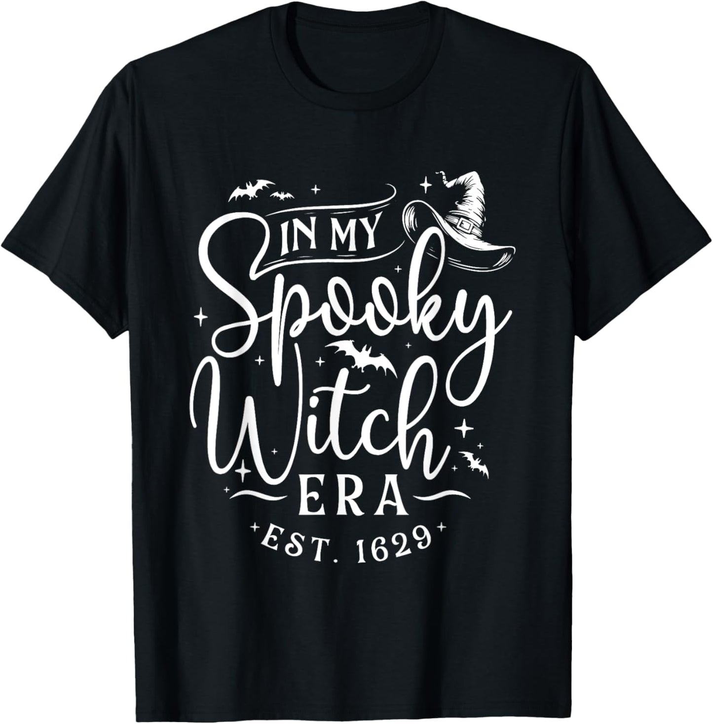 In My Spooky Witch Era - Spooky Halloween Ghoul T-Shirt - T-Shirt | Black