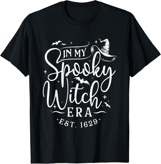 In My Spooky Witch Era - Spooky Halloween Ghoul T-Shirt - T-Shirt | Black