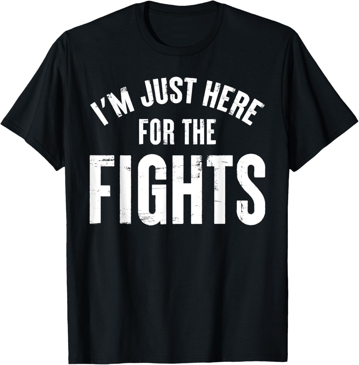 Hockey - I'm Just Here For The Fights T-Shirt - T-Shirt | Black