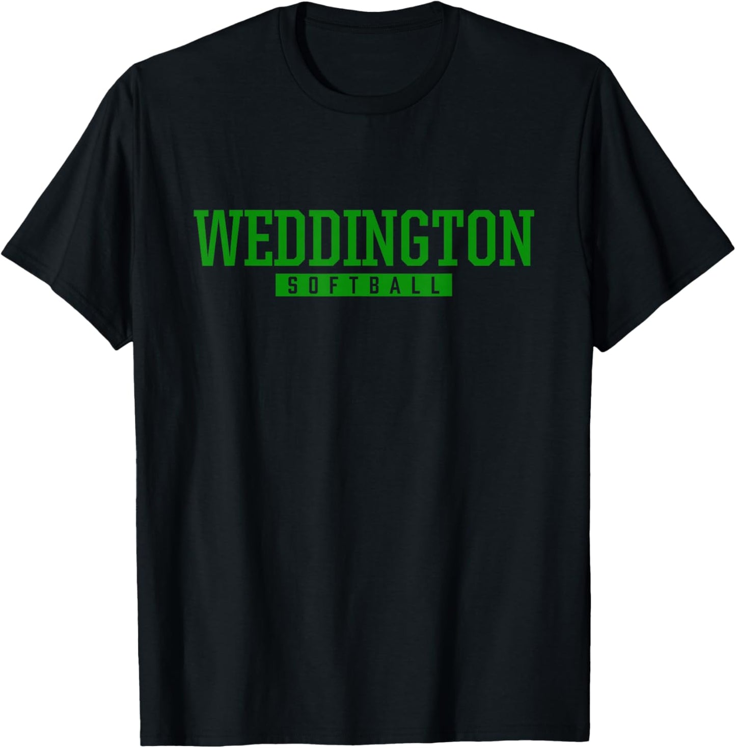 Weddington High School Softball T-Shirt - T-Shirt | Black