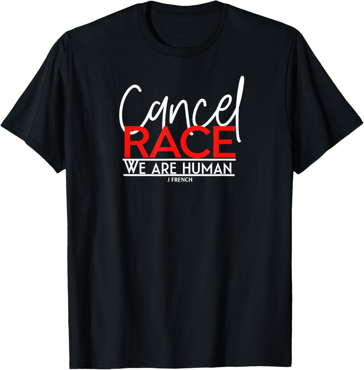 Cancel Race T-Shirt - T-Shirt | Black