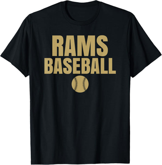 Grayson Rams Baseball T-Shirt - T-Shirt | Black