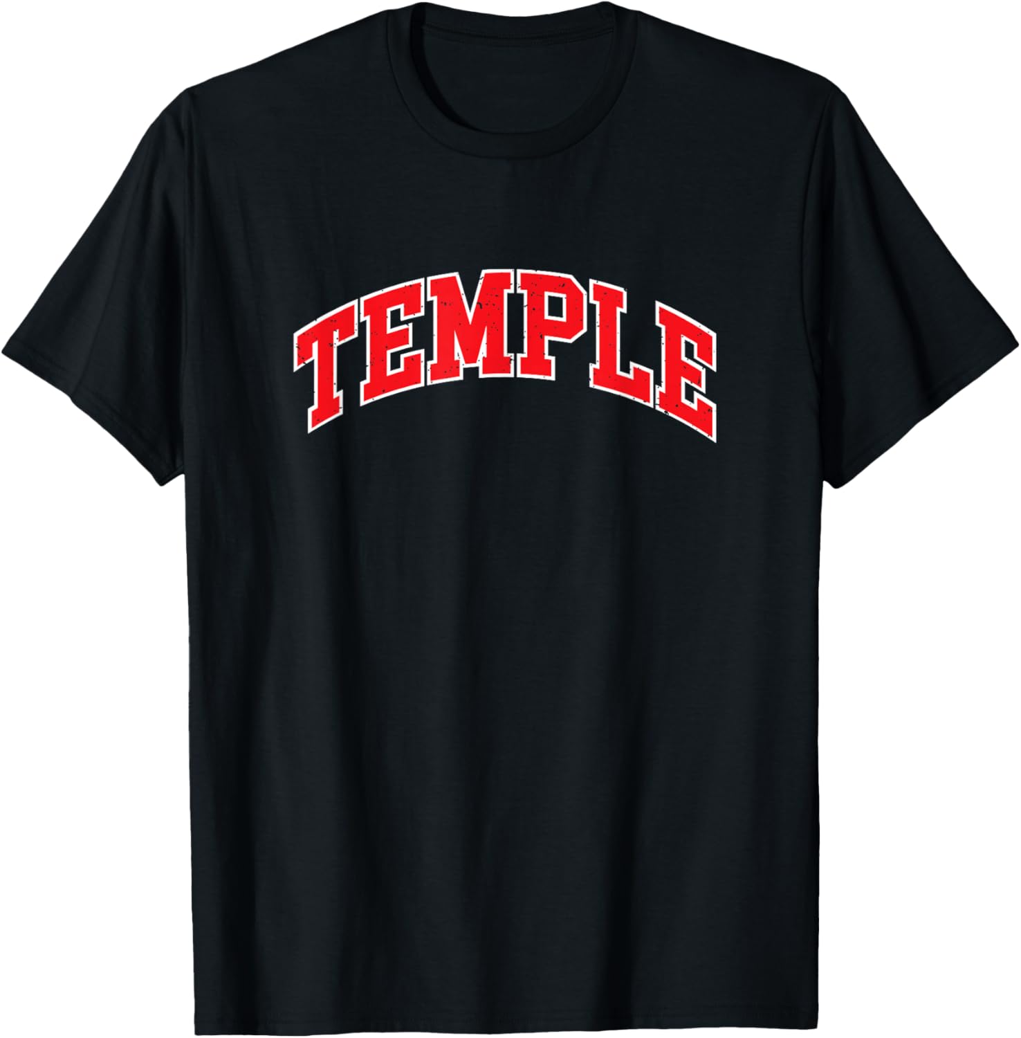 Temple TX Red Vintage or Women T-Shirt - T-Shirt | Black
