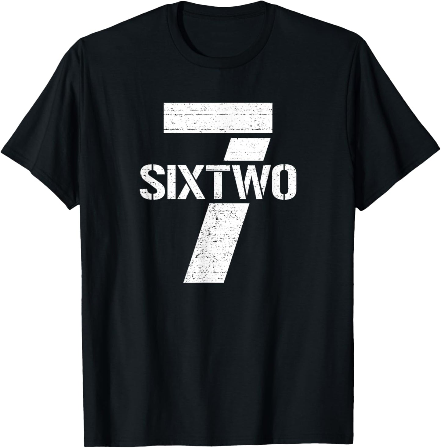 Seven Six Two Gun Caliber 7.62 mm Bullet Gun 7.62 T-Shirt - T-Shirt | Black