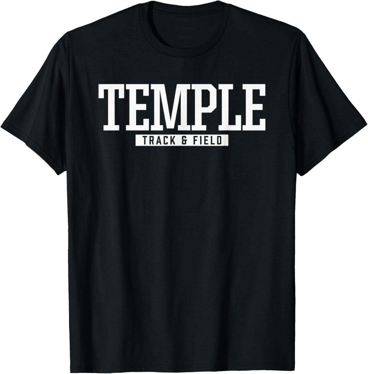 Temple High School Track & Field T-Shirt - T-Shirt | Black