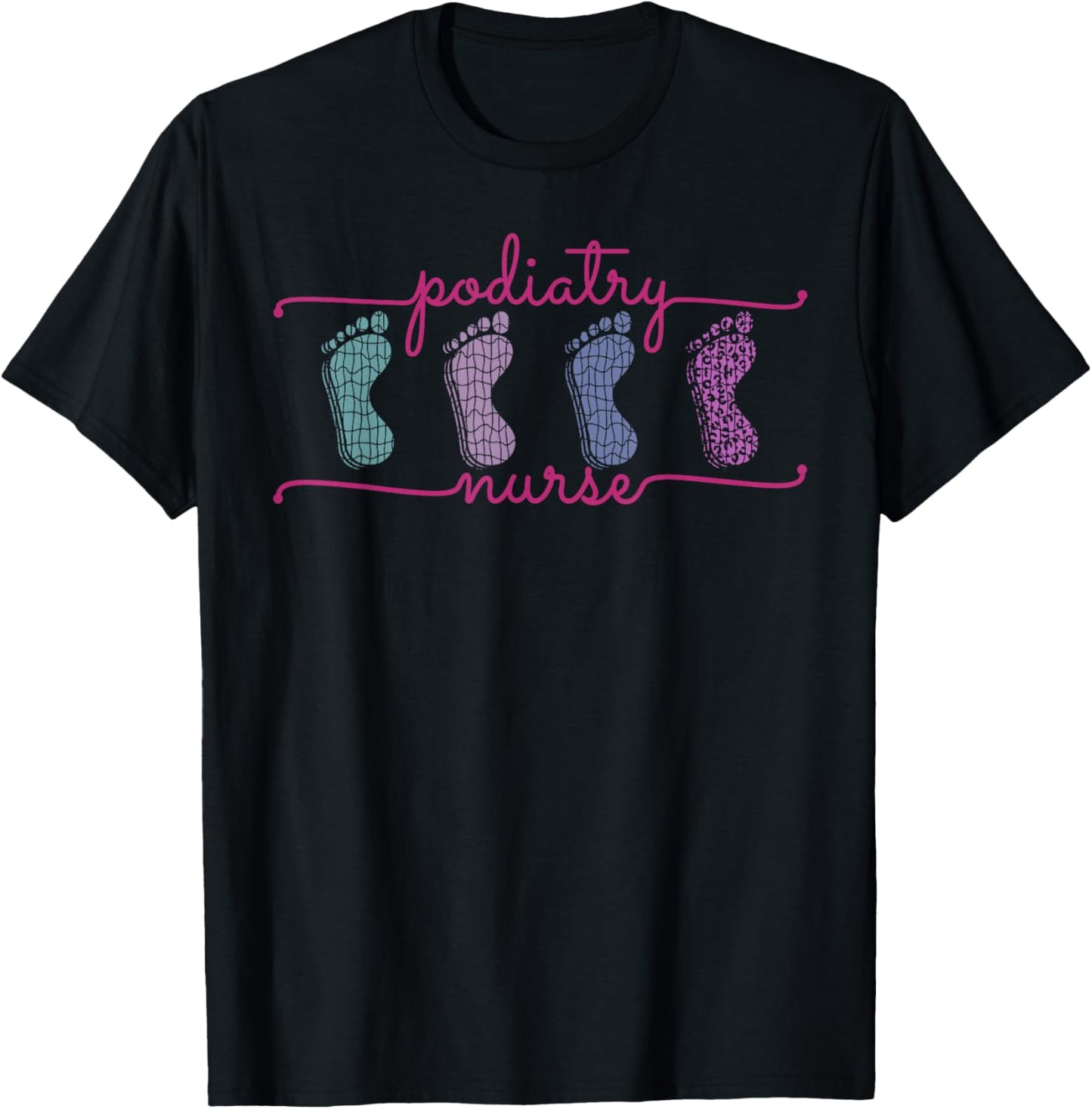 Podiatry Nurse Staff Crews Medical Assistant Podiatrist T-Shirt - T-Shirt | Black