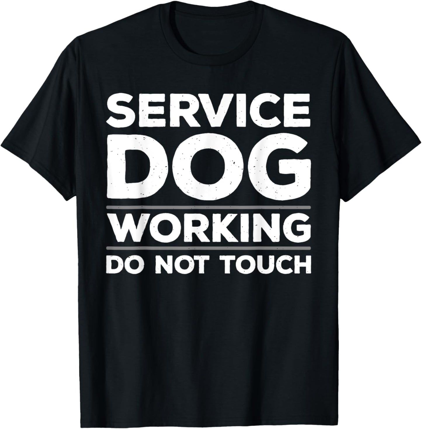 Funny Service Dog Design Women Service Dog Trainer T-Shirt - T-Shirt | Black