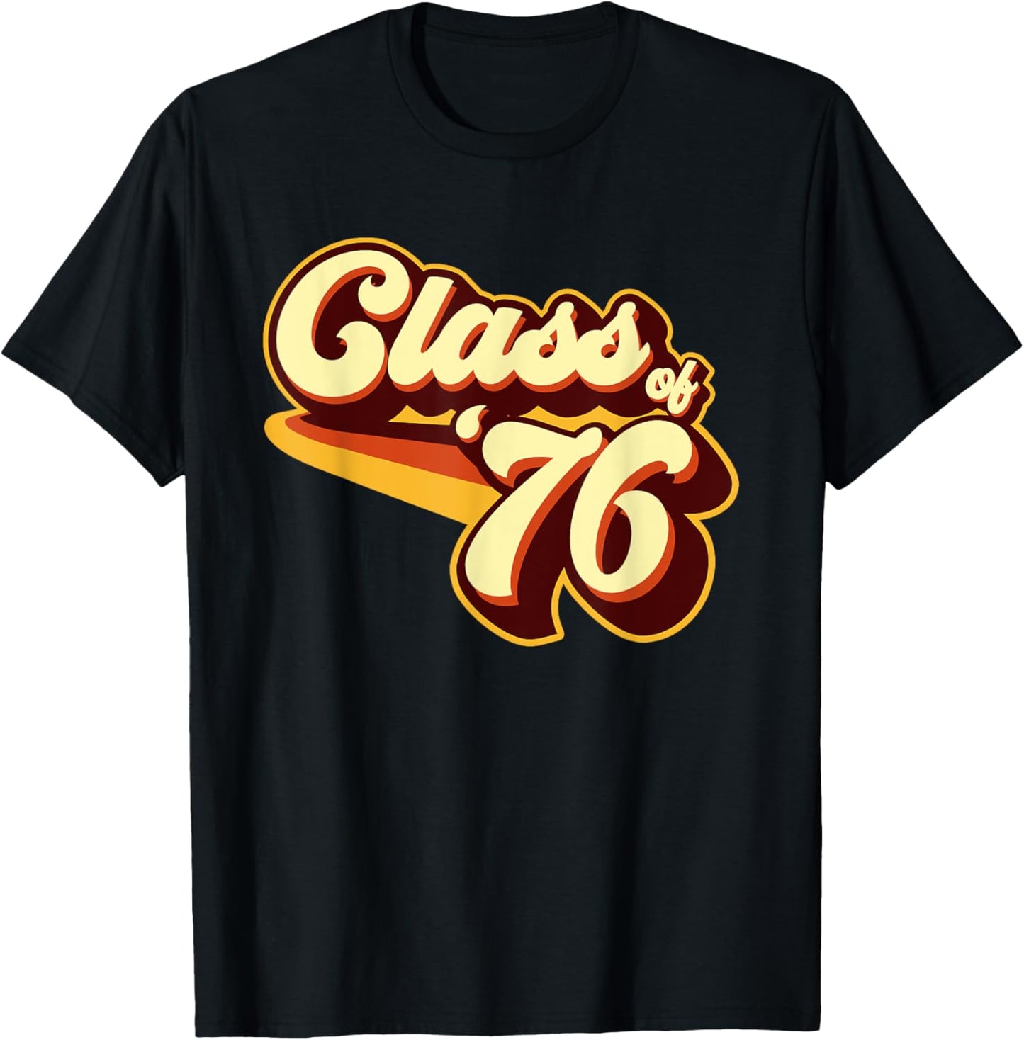 Class of 76 Reunion Retro 1976 T-Shirt - T-Shirt | Black