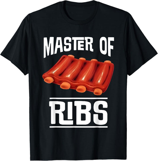 Barbecue Master Of Ribs T-Shirt - T-Shirt | Black