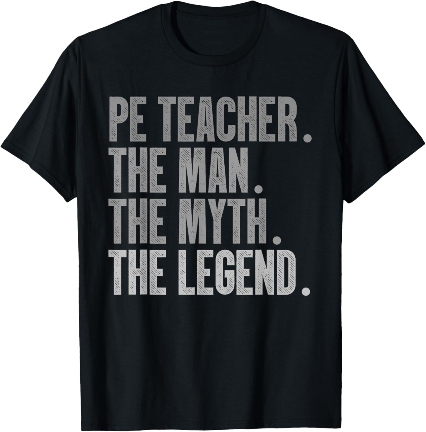 Cool PE Teacher Art Boys Physical Education Teacher T-Shirt - T-Shirt | Black