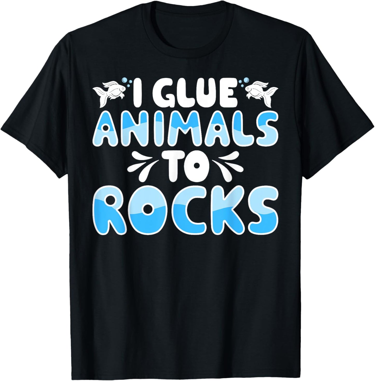 Aquarium Fishkeeper Funny Men Women Fish Tank Fishkeeping T-Shirt - T-Shirt | Black