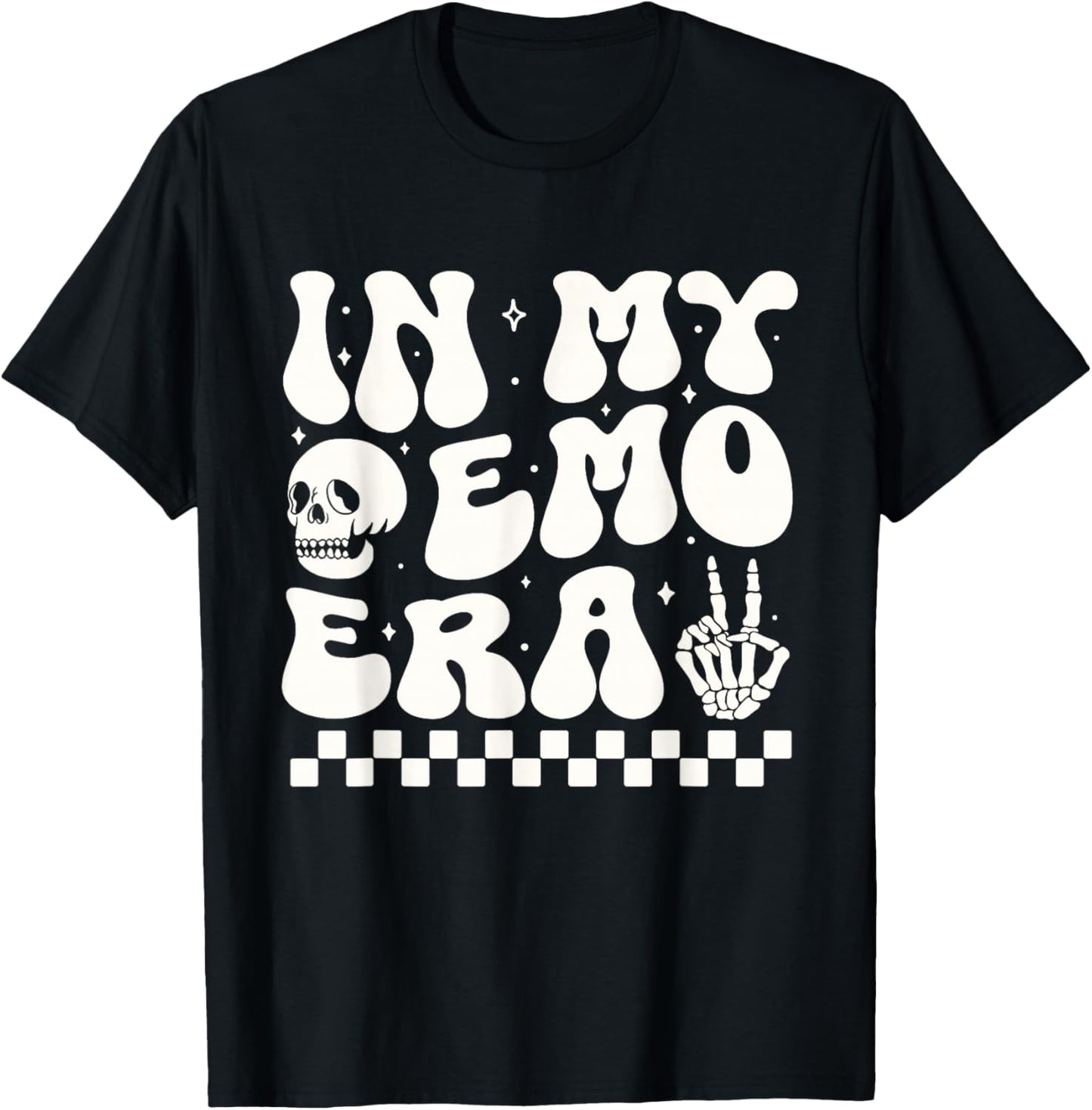 In My Emo Era Funny 90s Kids 90s Babies Millennials gifts T-Shirt - T-Shirt | Black