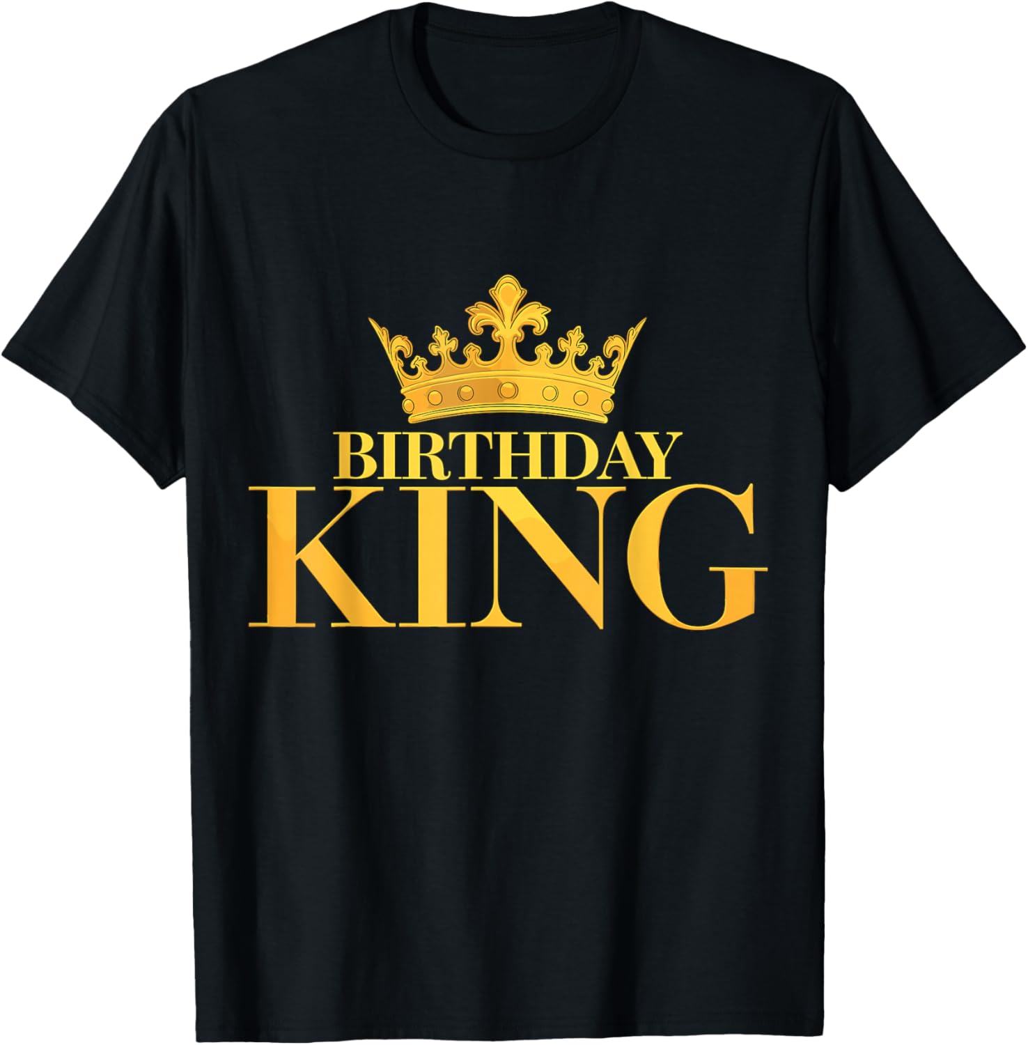 Birthday King T-Shirt - T-Shirt | Black