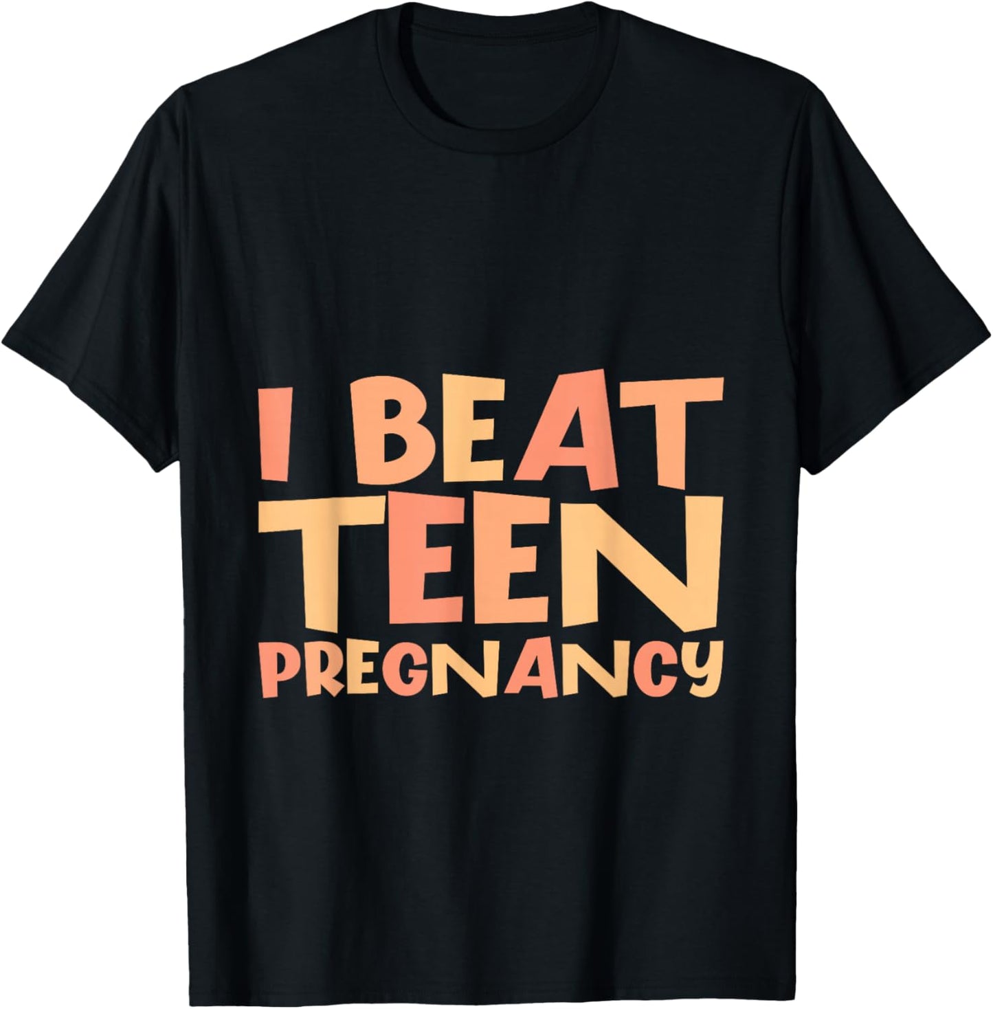 I Beat Teen Pregnancy Survivor Youth T-Shirt - T-Shirt | Black