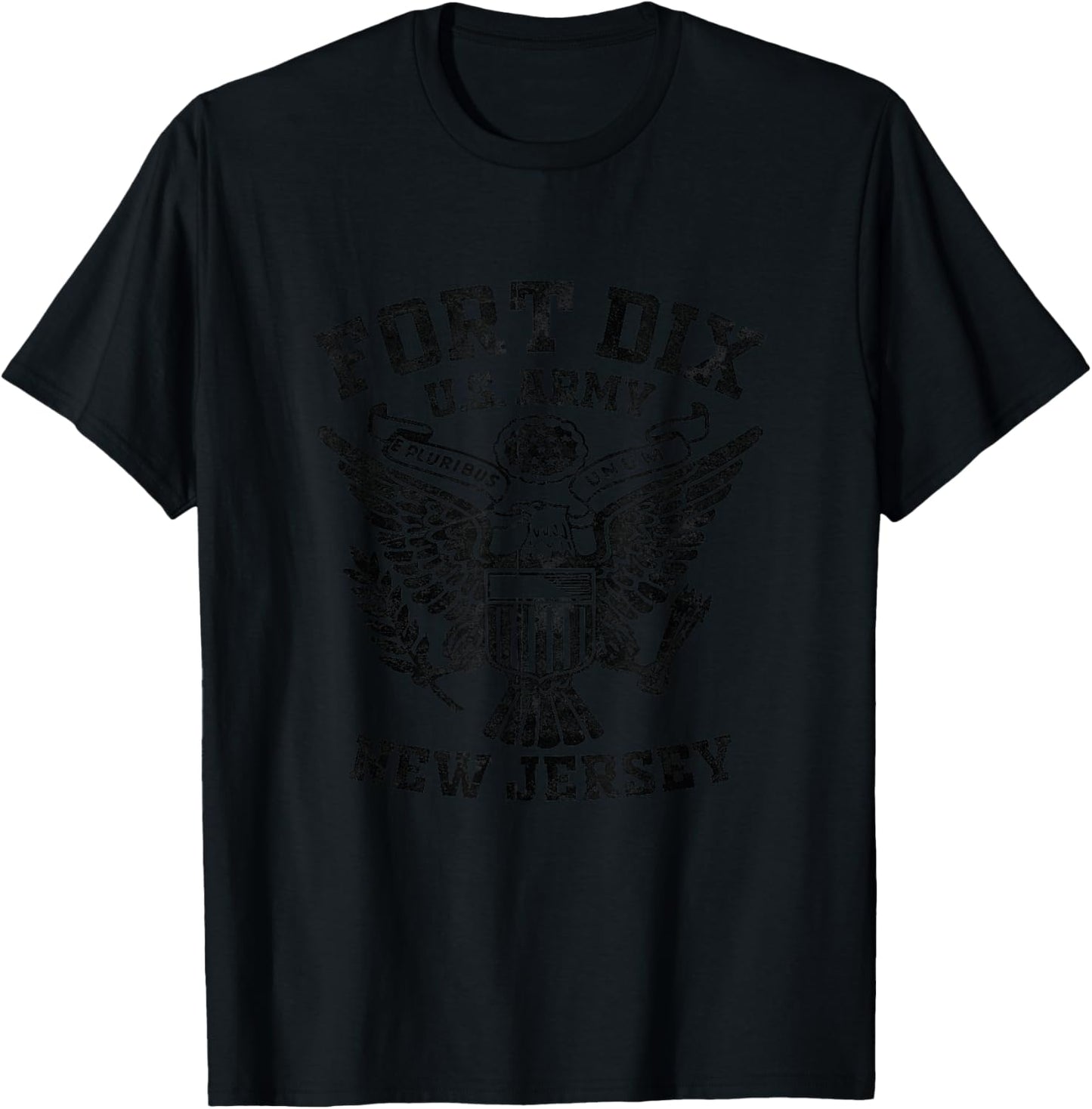 Fort Dix US Military Base New Jersey NJ Ft Dix Veteran T-Shirt - T-Shirt | Black