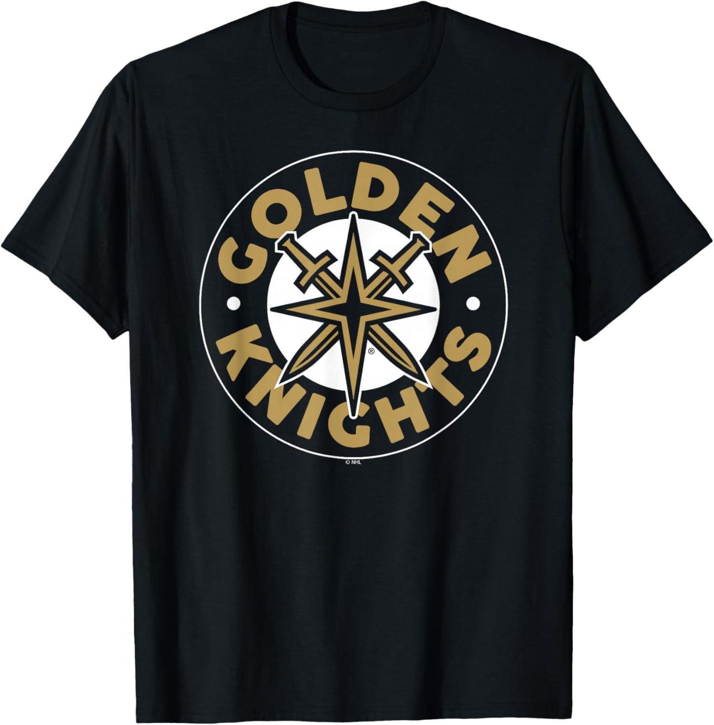 Vegas Golden Knights Symbol Black Officially Licensed T-Shirt - T-Shirt | Black