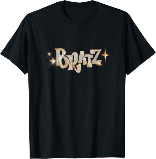 Bratz Classic Logo Bling Vintage T-Shirt - T-Shirt | Black