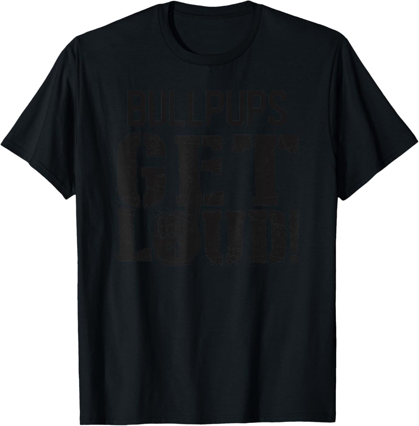 Hanford Bullpups Get Loud! HS T-Shirt - T-Shirt | Black