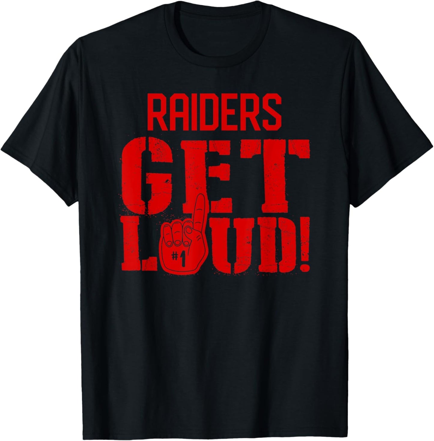 East Carter Raiders Get Loud! HS T-Shirt - T-Shirt | Black