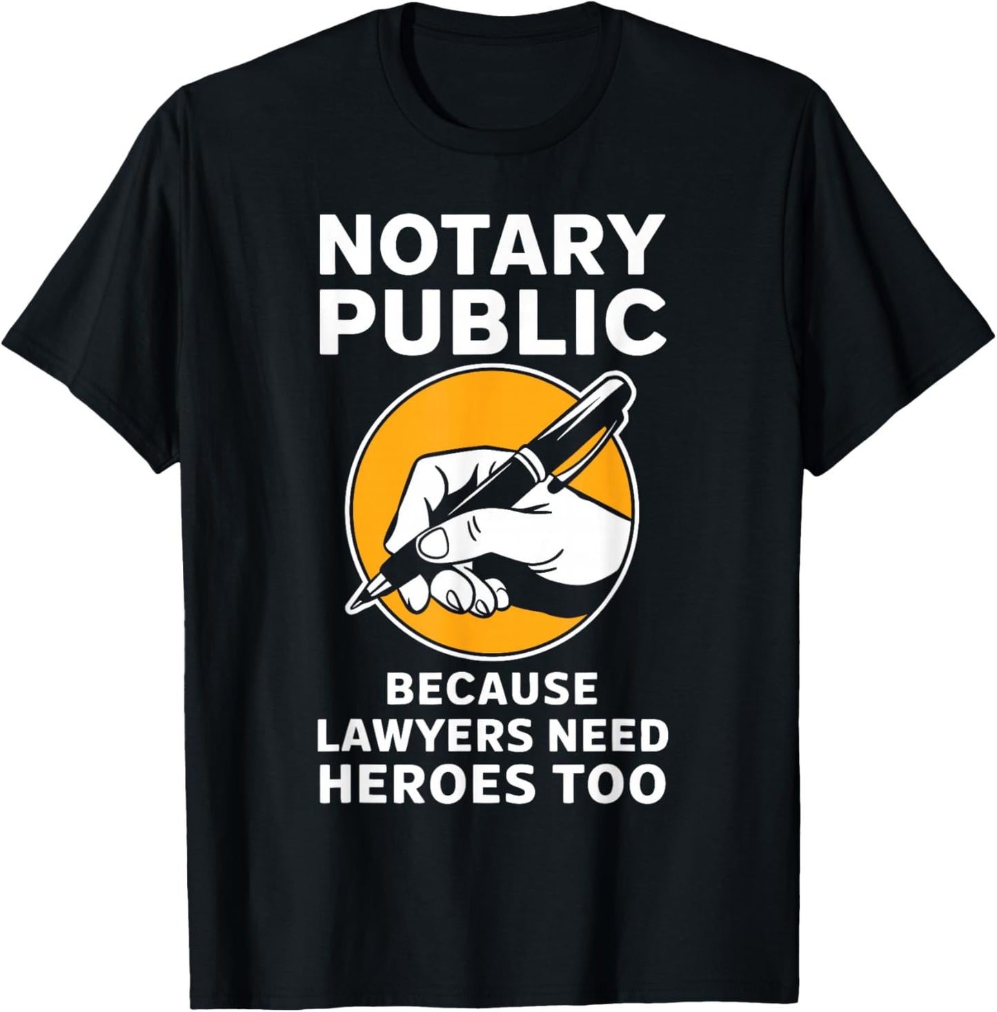 Notary Public Hero Mobile Notary Public T-Shirt - T-Shirt | Black