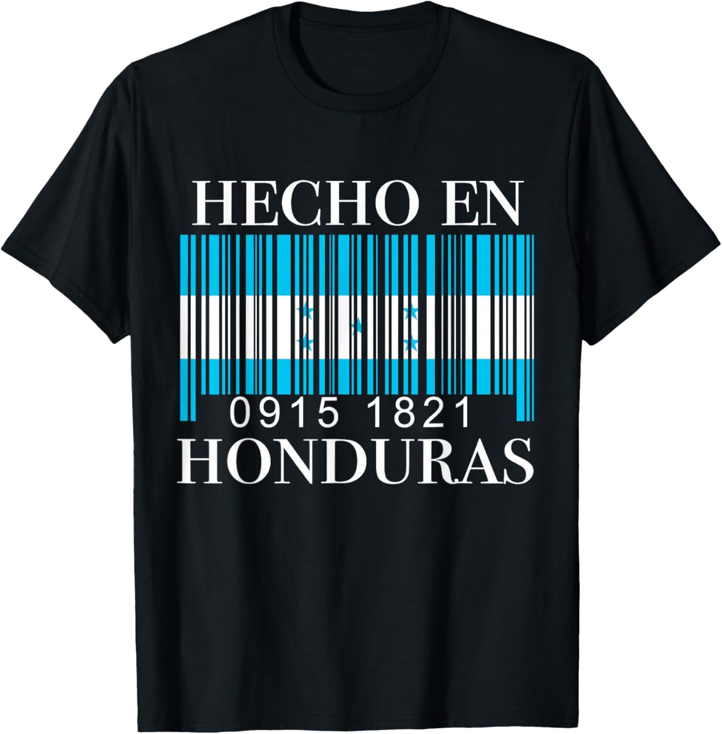 Honduran Flag Bandera Honduras Catracho Hombre Mujer Pride T-Shirt - T-Shirt | Black