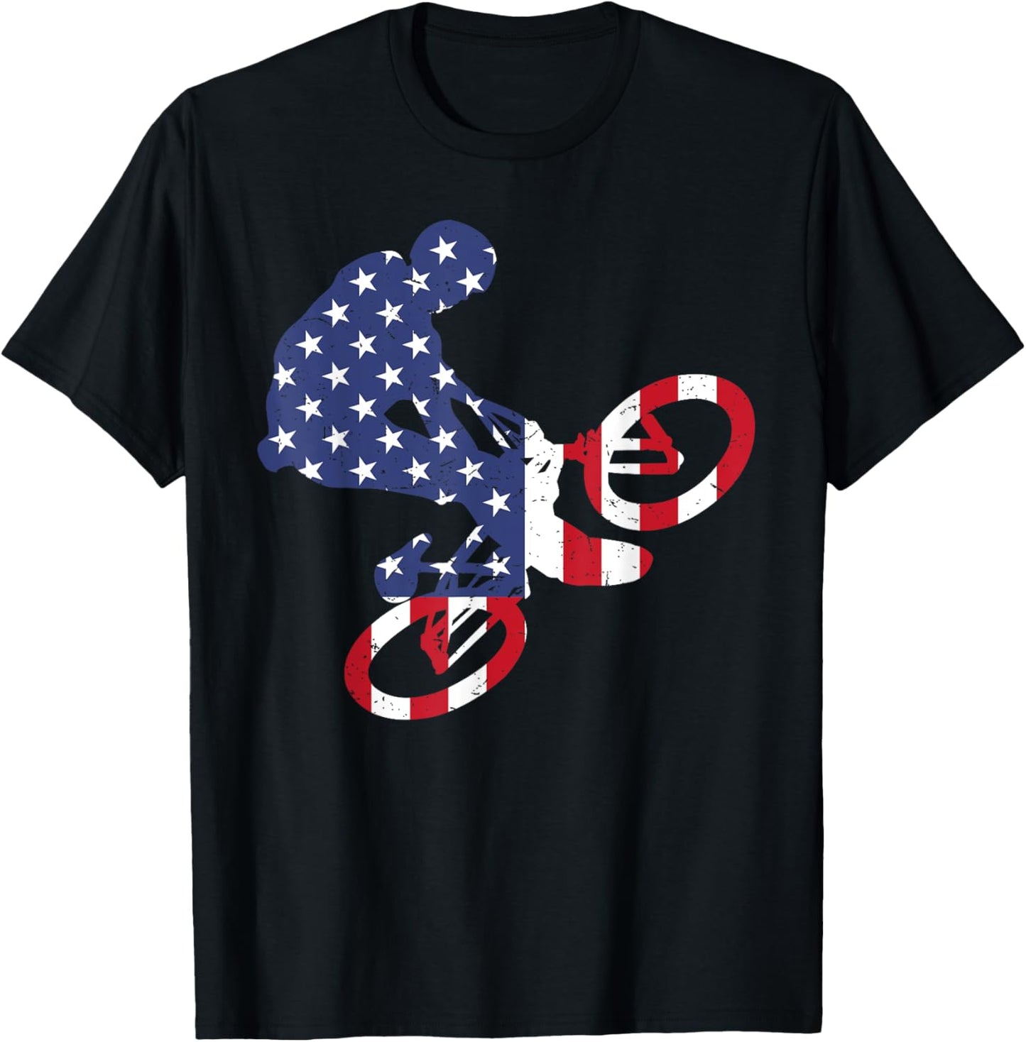 BMX Art Women Toddler Boys Off Road BMX Riding BMX T-Shirt - T-Shirt | Black