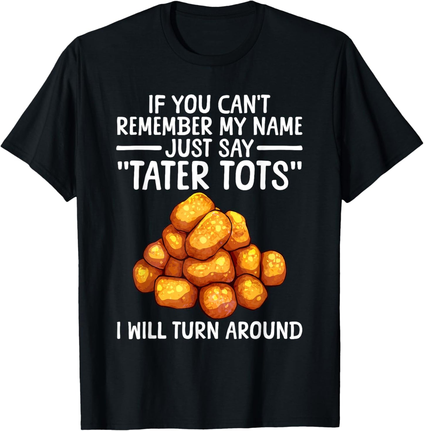 Tater Tot Design Women Kids Potato Tater Tot Lover T-Shirt - T-Shirt | Black