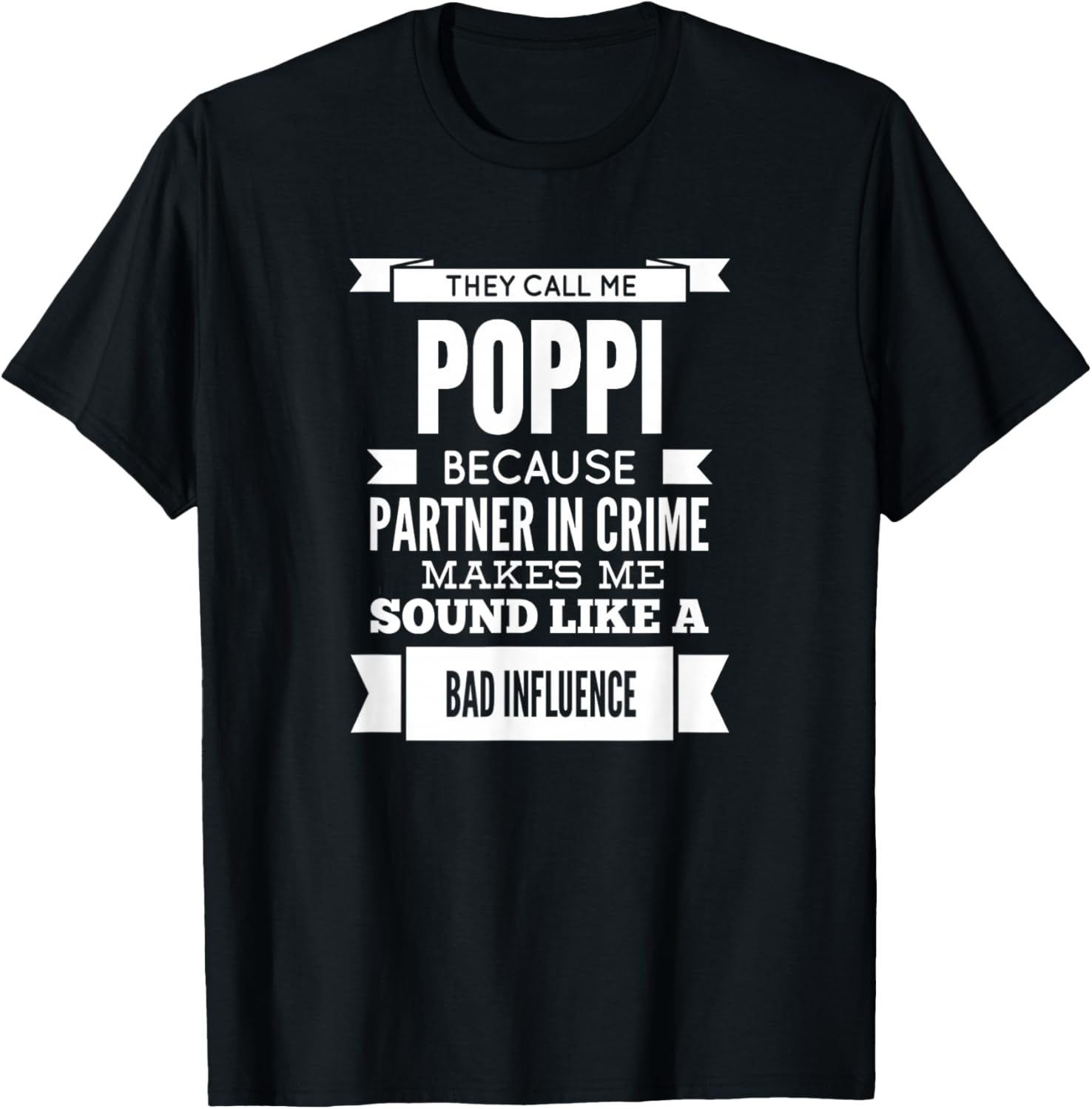They Call Me Poppi Special Grandpa T-Shirt - T-Shirt | Black
