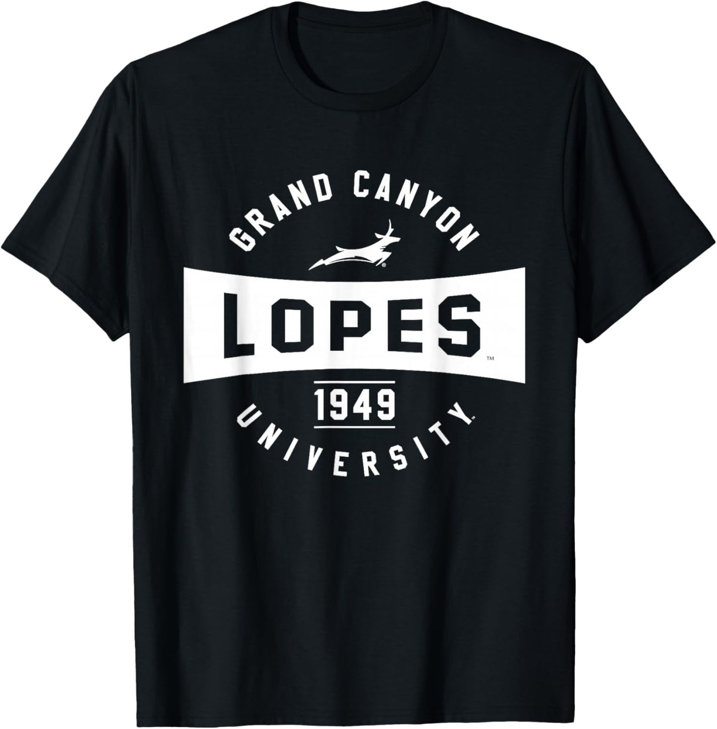 Grand Canyon Lopes | Official NCAA Merch | 1716CY24 T-Shirt - T-Shirt | Black