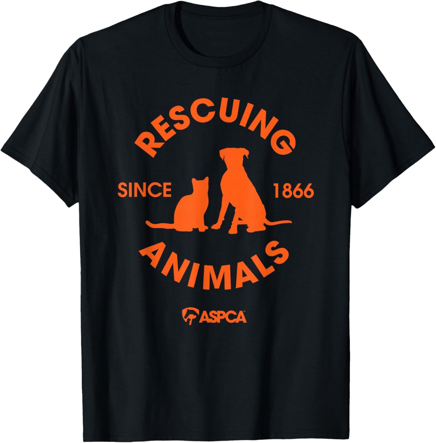 Rescuing Animals Since 1866 T-Shirt - T-Shirt | Black