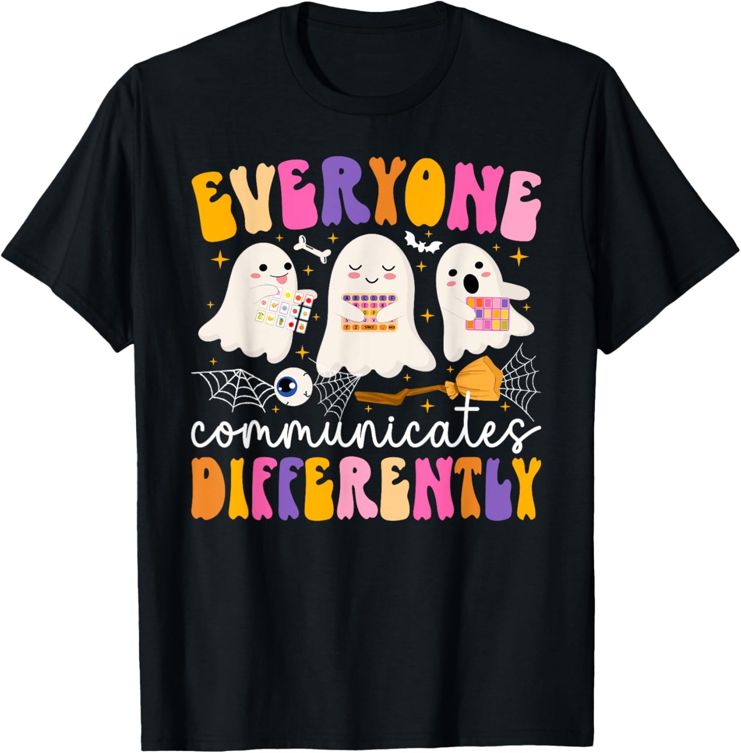Spooky ABA Therapist Halloween Applied Behavior Analysis T-Shirt - T-Shirt | Black