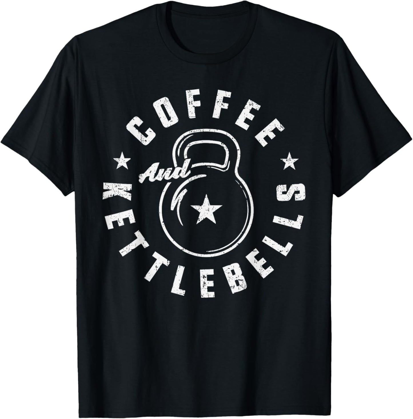 Coffee And Kettlebells T-Shirt - T-Shirt | Black
