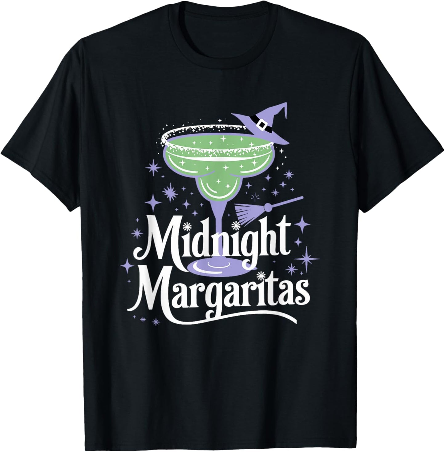 Midnight Margaritas Practical Magic Halloween Cocktails T-Shirt - T-Shirt | Black