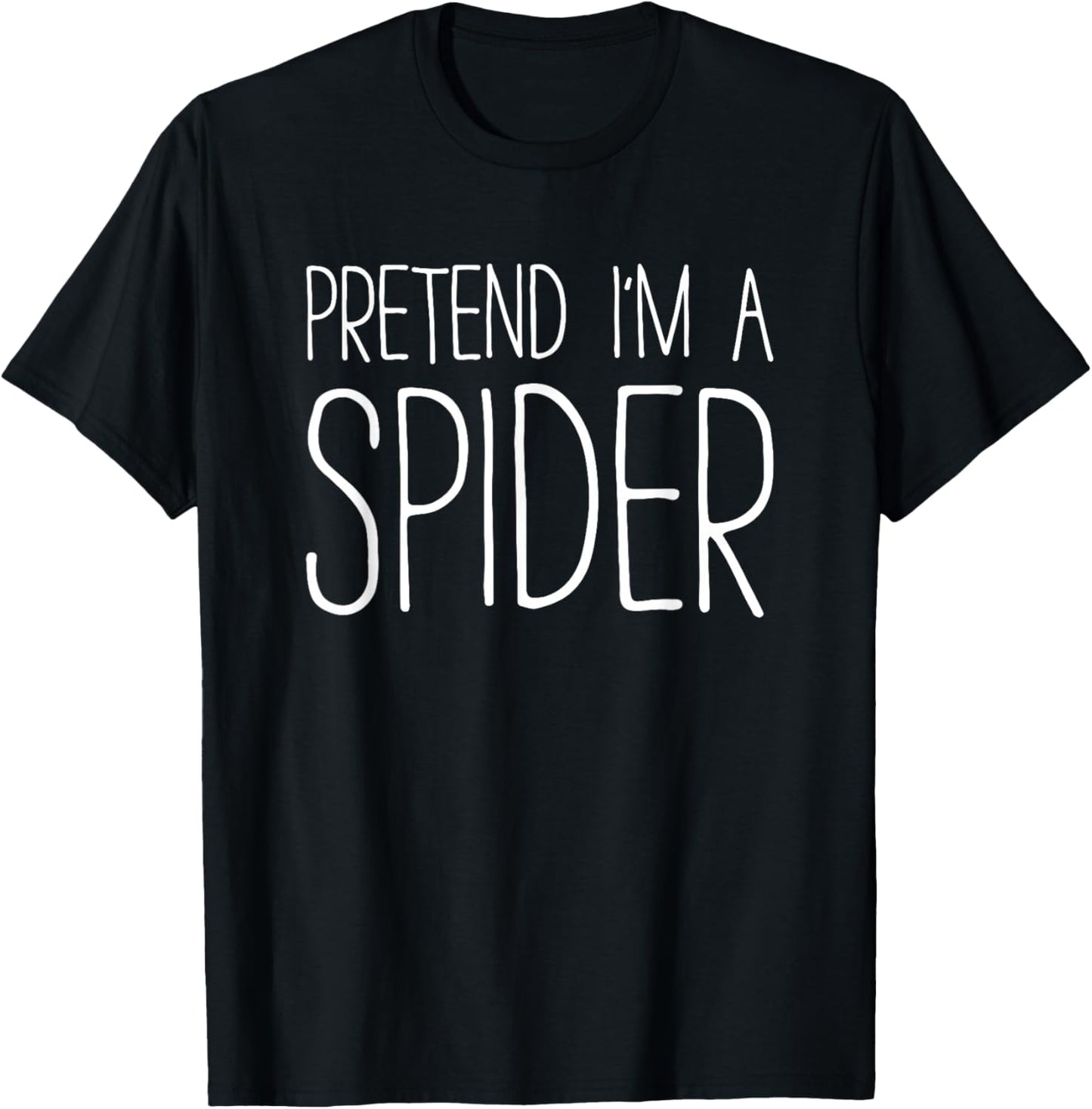 Pretend I'm A Spider Shirt Adult Kids Men Women Costume T-Shirt - T-Shirt | Black