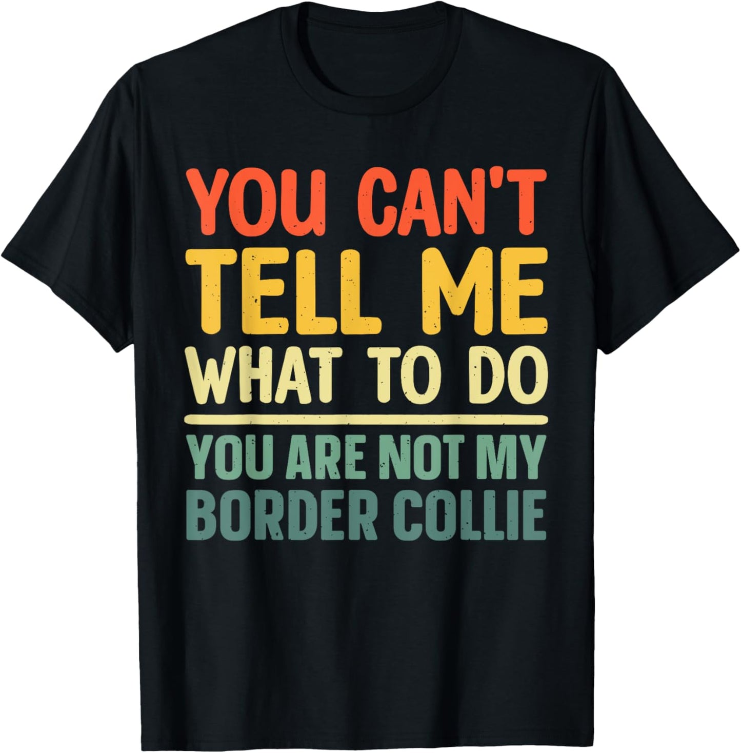 Border Collie Art Women Kids Border Collie Lover T-Shirt - T-Shirt | Black