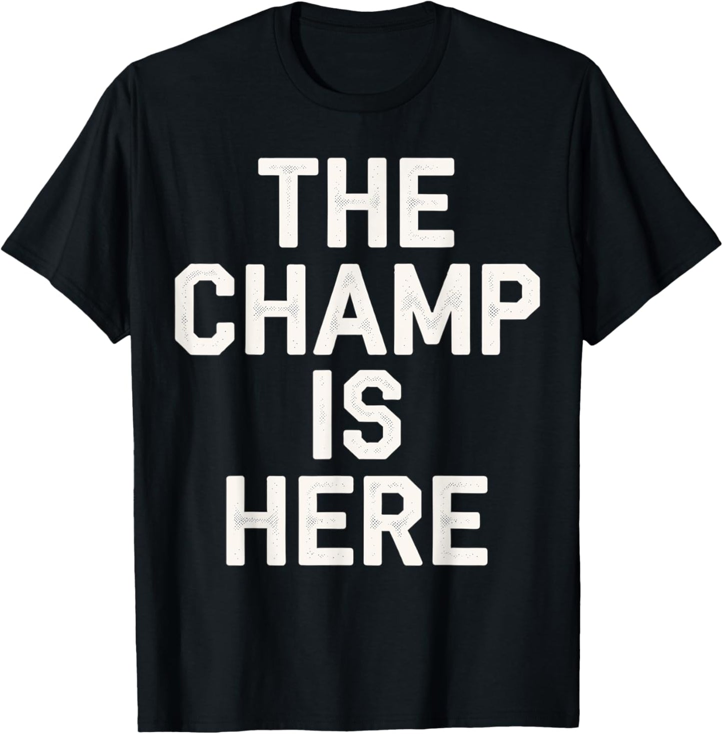 The Champ is here Fantasy Football Championship T-Shirt - T-Shirt | Black