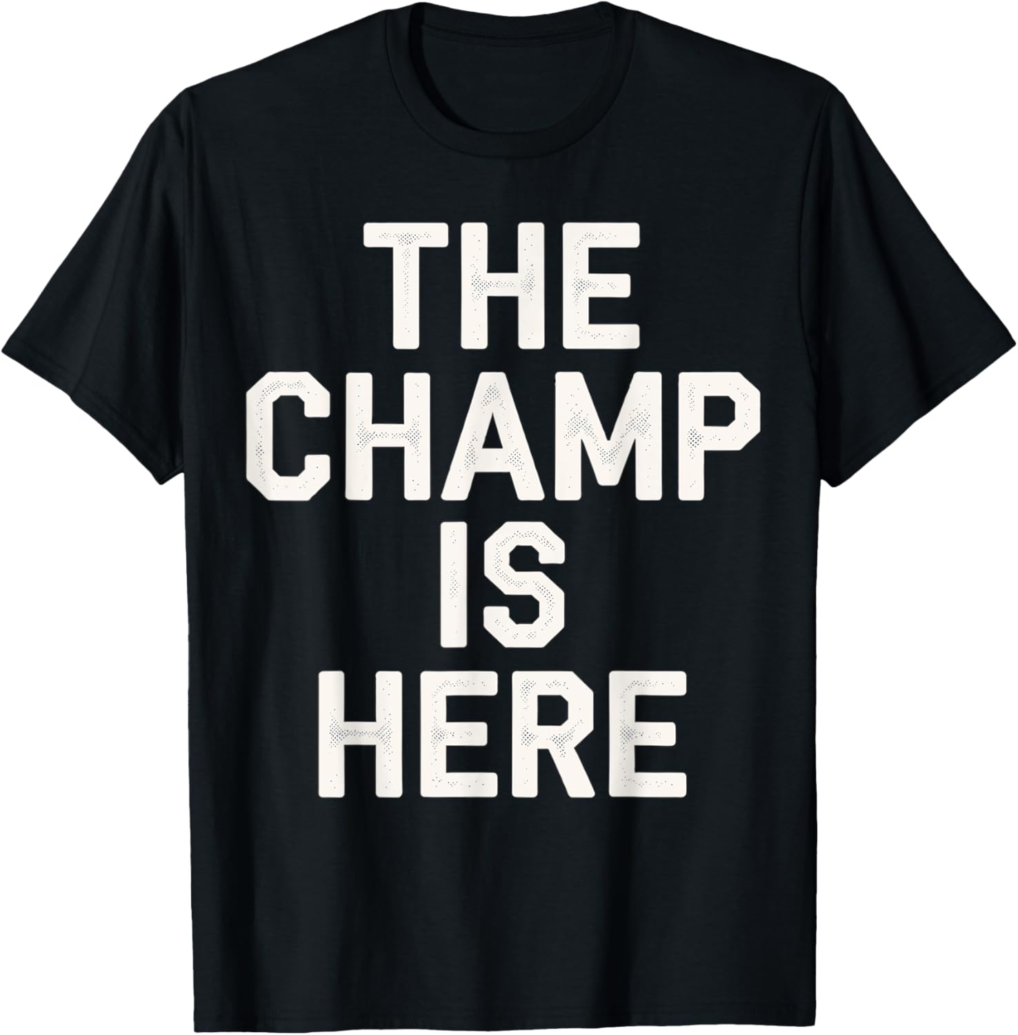 The Champ is here Fantasy Football Championship T-Shirt - T-Shirt | Black