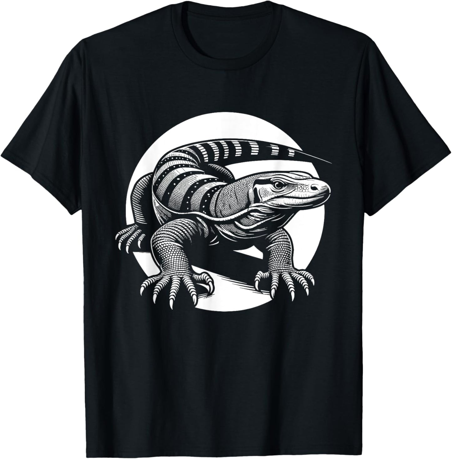 Komodo Dragon Monitor Lizard T-Shirt - T-Shirt | Black