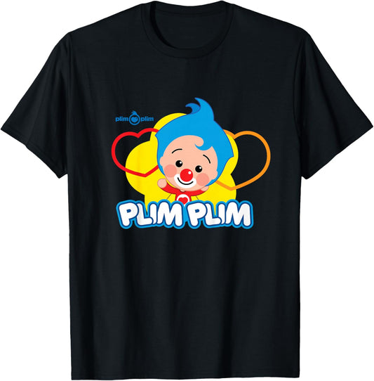 Kids Plim Plim The Kindness Hero - Colourful Designs for Children T-Shirt - T-Shirt | Black
