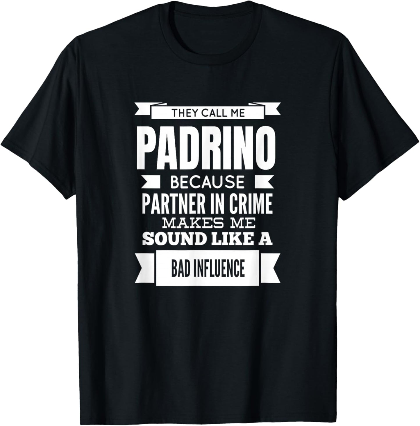 They Call Me Padrino Spain Spanish Godfather T-Shirt - T-Shirt | Black
