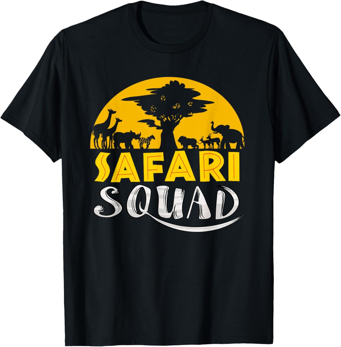 Cool Safari Costume Women Adult Africa Safari Tour T-Shirt - T-Shirt | Black